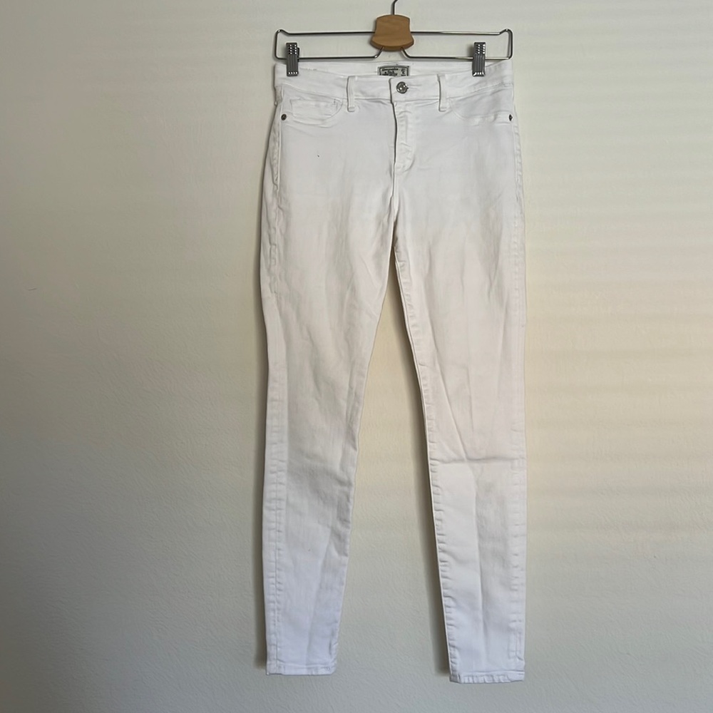 Abercrombie White Jeans